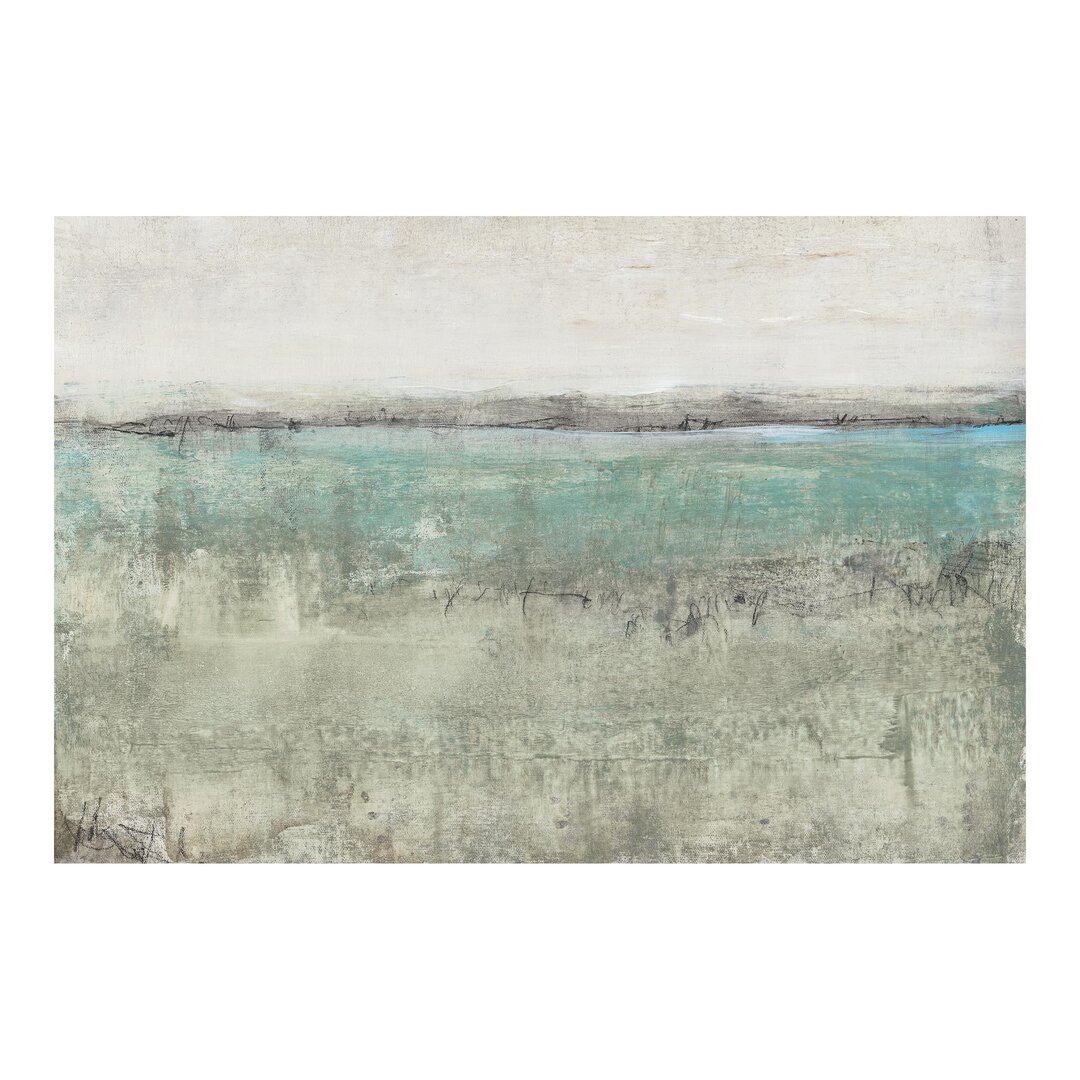 Strukturierte Tapete Horizon Over Turquoise 2,25 m x 336 cm