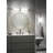 Philipsburg 1-Light Polished Nickel Integrated LED Bathroom Wall Sconce with Satin Etched White Glass Shade-713744159