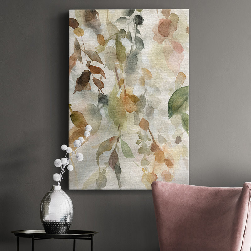 Cascade de la nature II - impression sur toile tendue, H 36 po x l 24 po x P 1 po