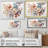 White Botanical Collage - Abstract Botanicals Canvas Prints-1204988715-1143329070