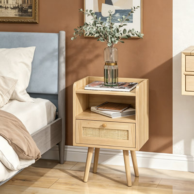 40cm W Particle Board Bedside Table