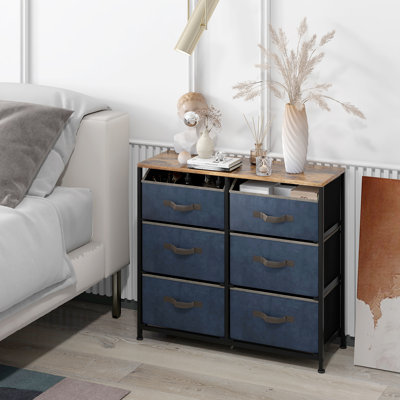 Lueella 6 Drawer Storage Drawer