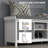 Kasean Linen Upholstered Storage Bench,wood