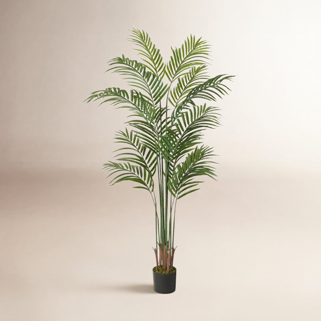Palm Tree in Pot, 60" H x 5.91" W x 5.91" D