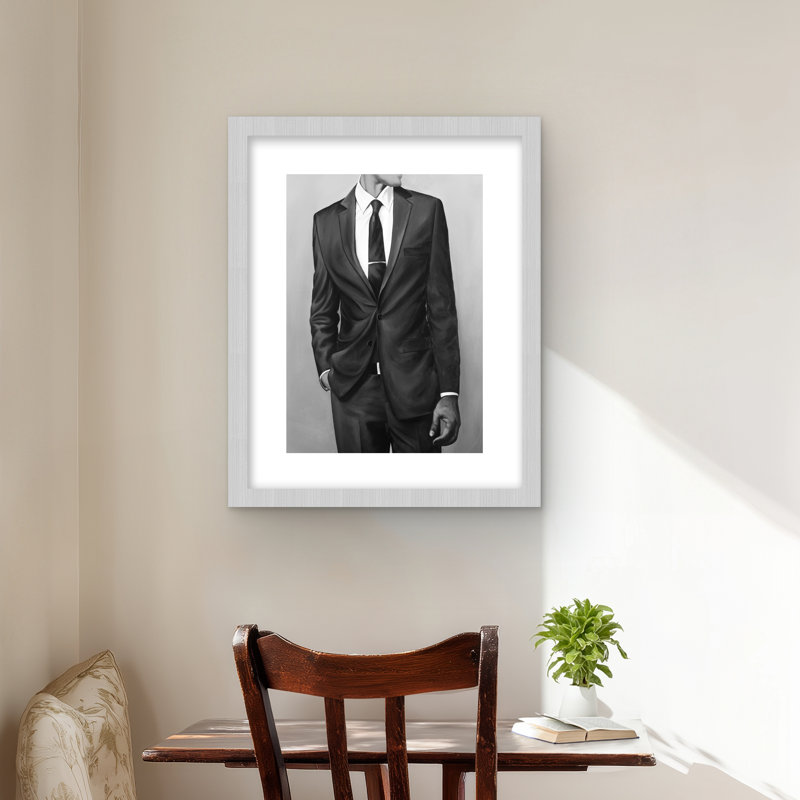 «Man in a Great costume», reproduction encadrée mate pour la décoration intérieure