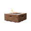 Table de foyer d'extérieur au propane en béton H 19 po x l 39 po Castorina