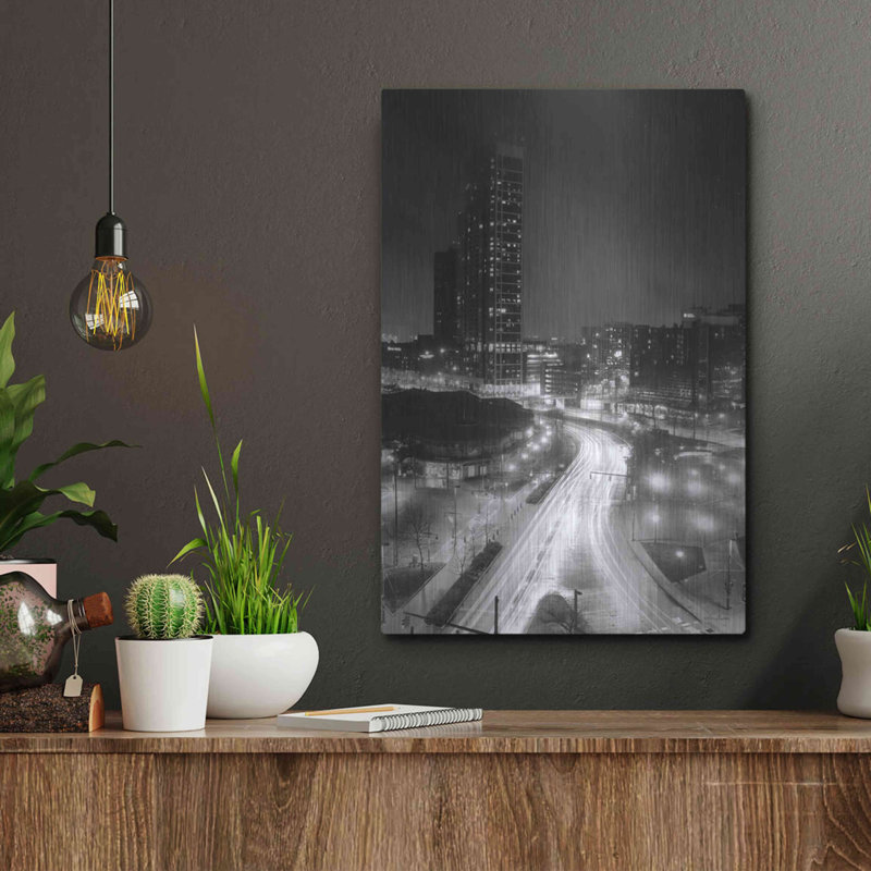 «Inner Harbor Lights I» par Lori Dei «Inner Harbor Lights I» par Lori Deiter, H 16 po x l 12 po