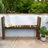 Backless Small Reclaimed Wood Bench