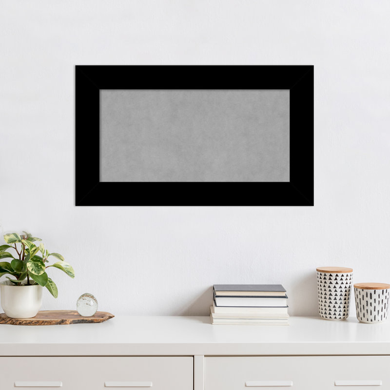 Tableau magnétique magnétique en métal, 17" H x 29" W