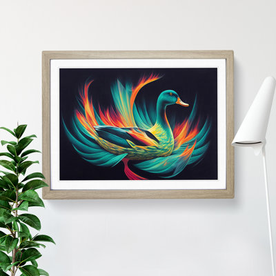 Flourishing Duck - Single Picture Frame Print