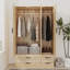 Retonia Manufactured Wood Wardrobe-453577536
