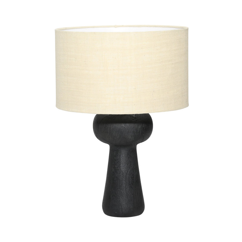 Lorraina 25" Tall Table Lamp, Black