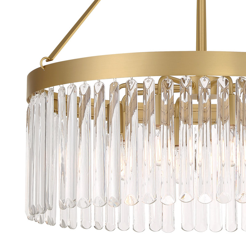 8 - Light Classic / Traditional Chandelier, Gold