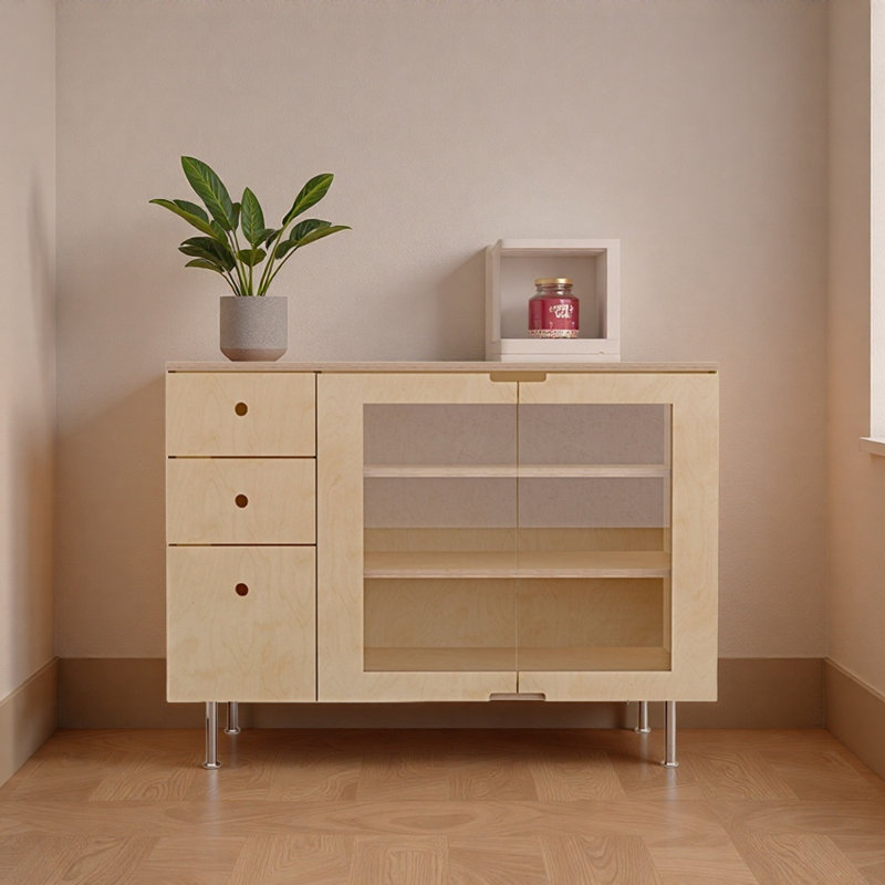 Buffet Simple Home, Burlywood
