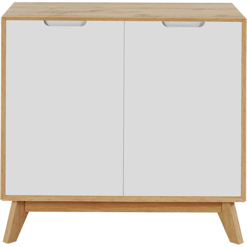 Riverrock 80cm Sideboard, Oak/White