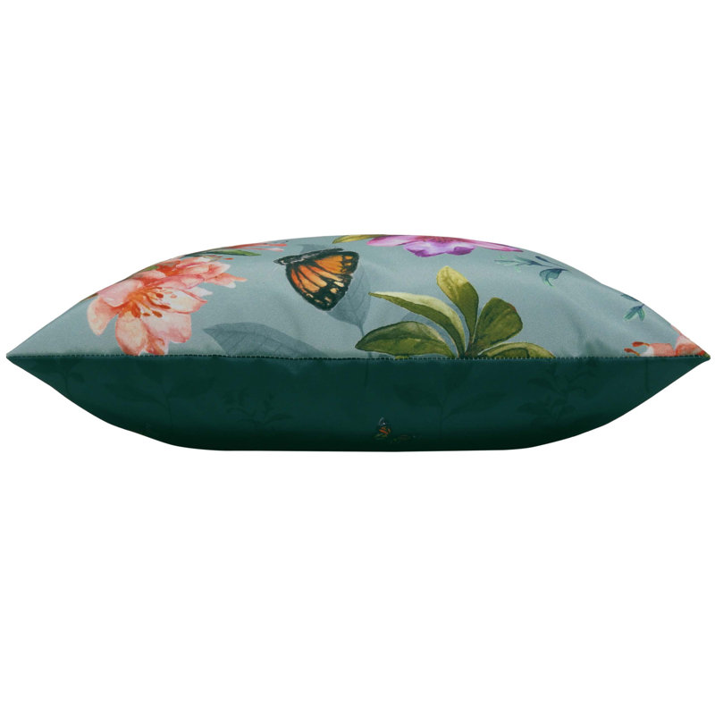 Indoor / Outdoor Floral Square Throw Cushion
