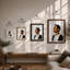 Profile In Contemplation Modern - Print-1639904825-1639904829