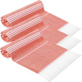 Ensemble de 3 serviettes de plage en coton Mellar