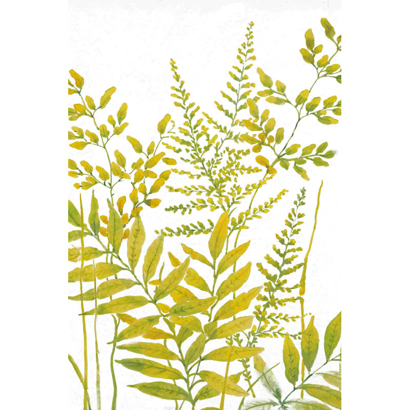 Motif de feuilles I, H 36 po x l 24 po