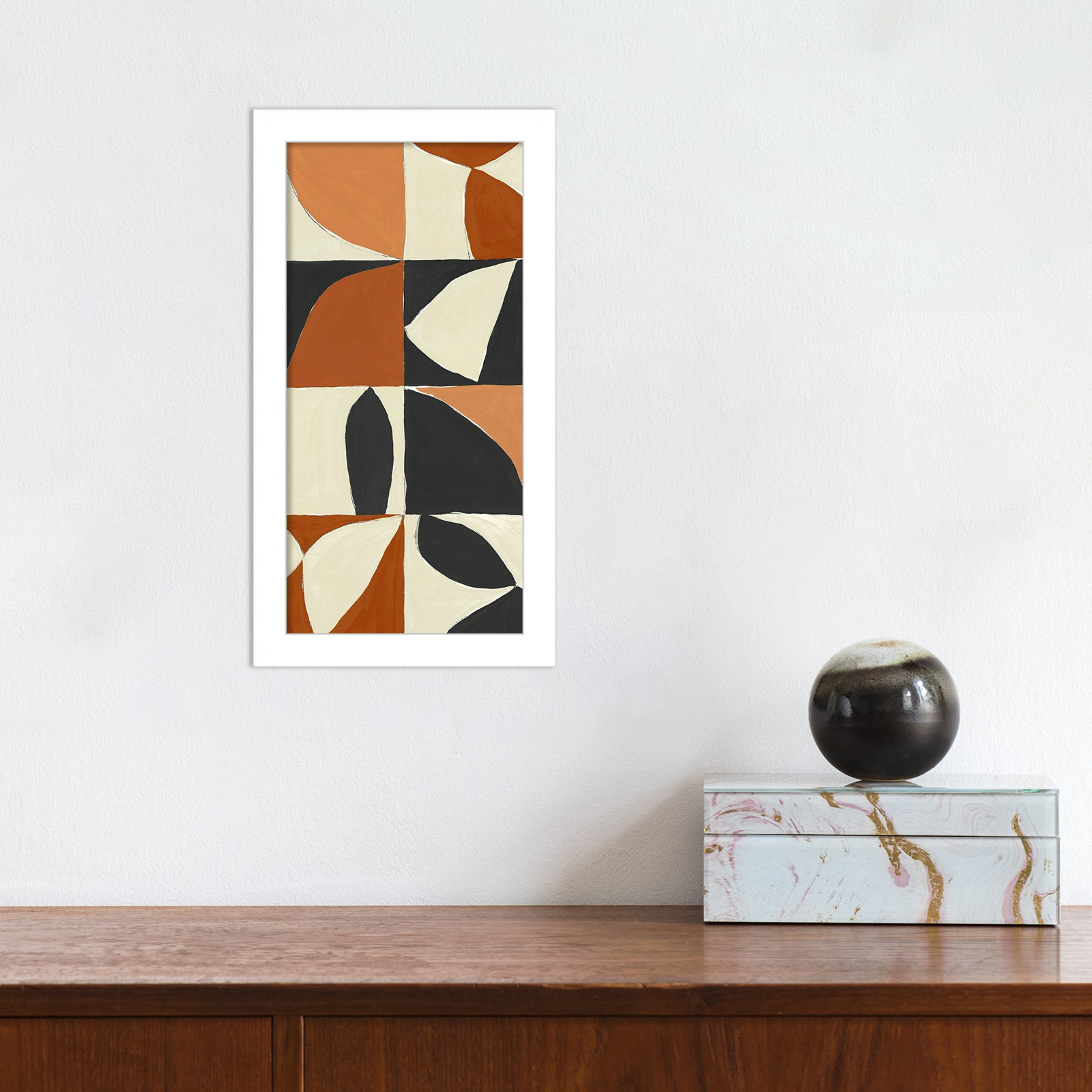 Honoring Matisse Warm by Isabelle Z, 13" H x 7" W x 1" D, White