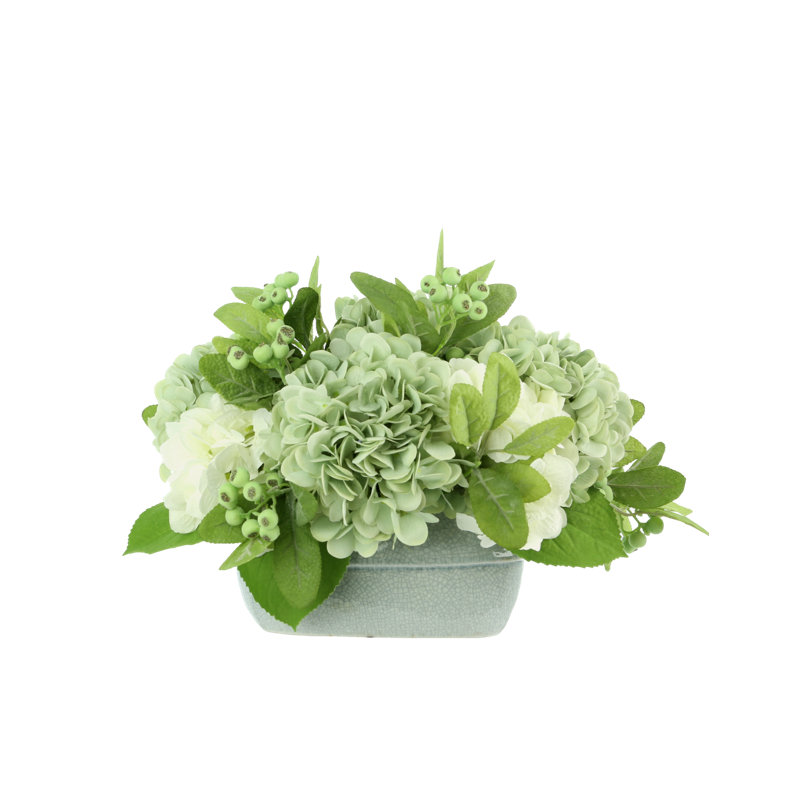 Hydrangeas with Berries Floral Arrangement