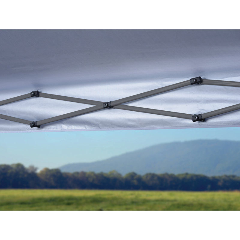 Navy Blue 10 ft x 10 ft Steel Pop-Up Canopy Tent