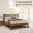 Kristoffer Premium Solid Wood Platform Bed Frame with Headboard – 800 lb Capacity, No Box Spring Needed, Fits All Mattresses-93645351-91742409