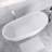 59" x 31" Freestanding Soaking Acrylic Bathtub