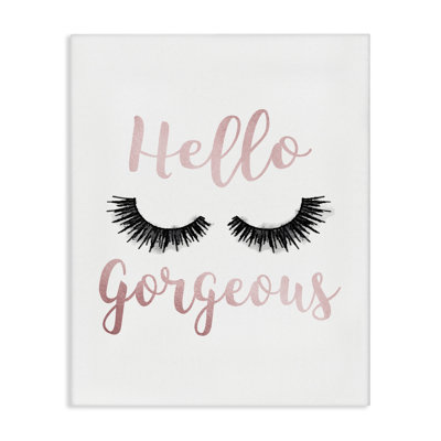 «Hello Gorgeous» par Amanda Greenwood - reproduction d'art textuel