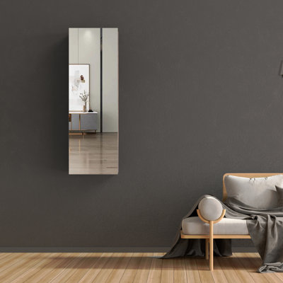 Armoire à bijoux murale avec miroir