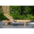 Brighton Reclining Teak Chaise Lounge with Table-29253805