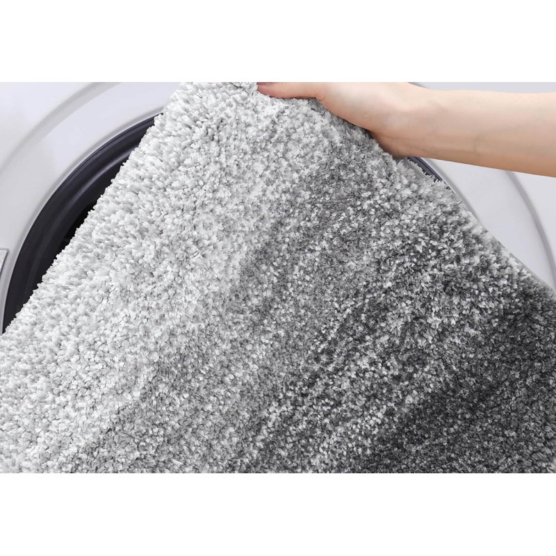 Microfiber Bath Mat, Non-Slipabsorbent Bathroom Mat, Single - 90cm L x 3cm W, Grey