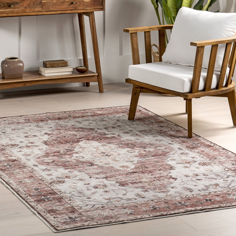 Tapis traditionnel lavable à la machine April SpinClean, Rectangle 4 pi x 6 pi