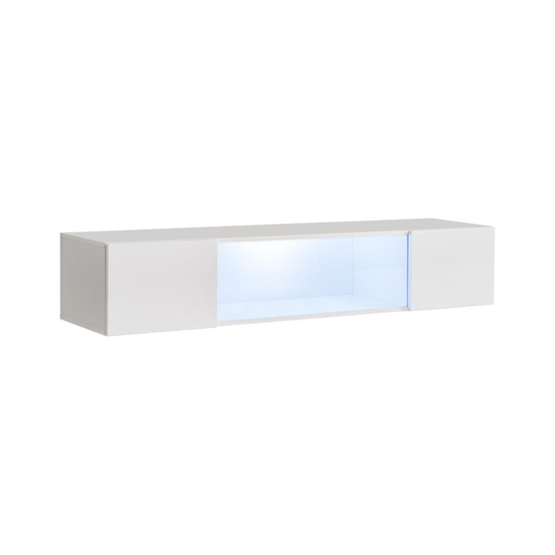 Fly 52 Display Cabinet 160cm - Contemporary LED Showcase with Sculptural Presence