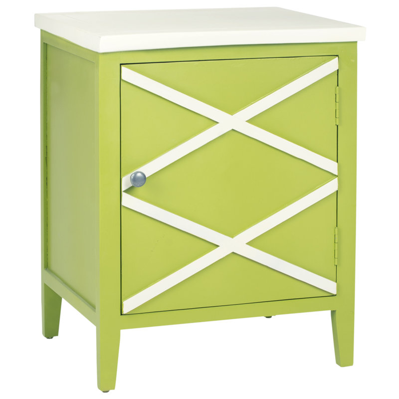 Armoire d'appoint 1 porte Kramer, Vert lime