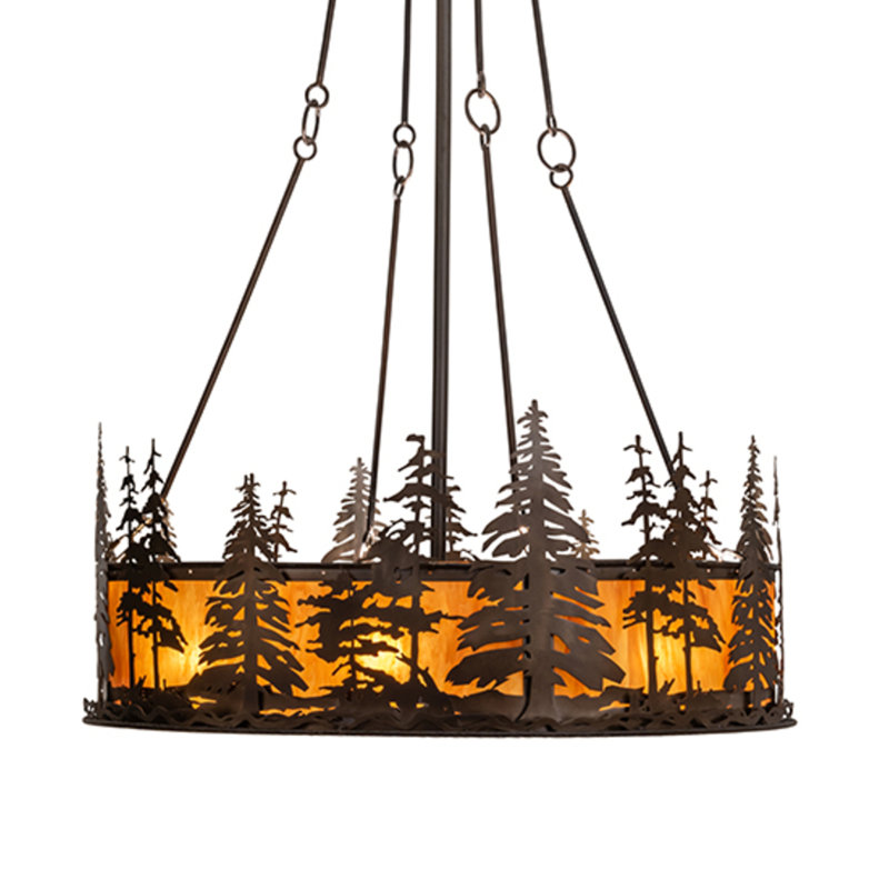 Tall Pines Downrod Ceiling Fan