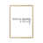 Brushed Copper Frame