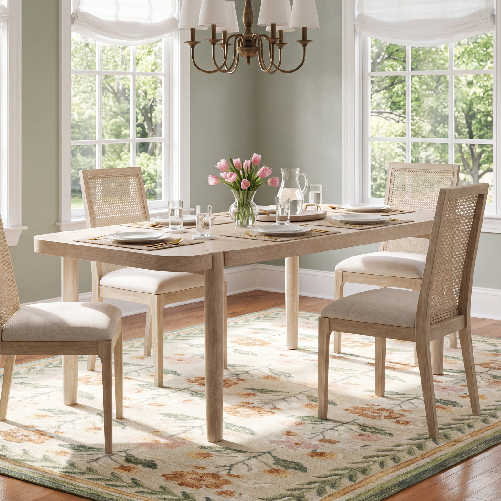 Antibes 90" Oak Dining Table