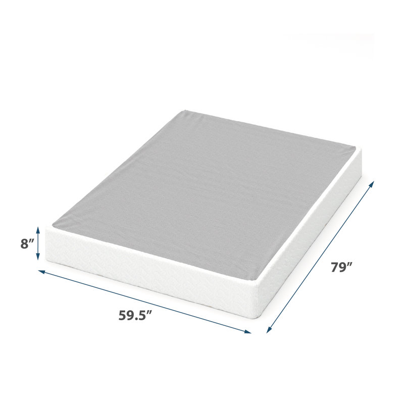 Wayfair Sleep™ Easy Assembly Traditional Bamboo Box Spring - Multiple Sizes, Queen, Standard Profile (8”)