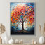 Colorful Maple Tree Melody I - Tree Maple Framed Prints