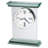 Hightower Modern & Contemporary Roman Numeral Crystal Quartz Movement / Crystal Tabletop Clock with Alarm in Clear