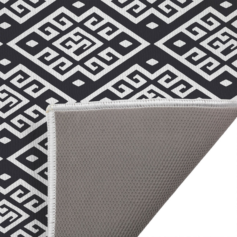 Athana Outdoor Doormat, Charcoal, 21" W x 34" L
