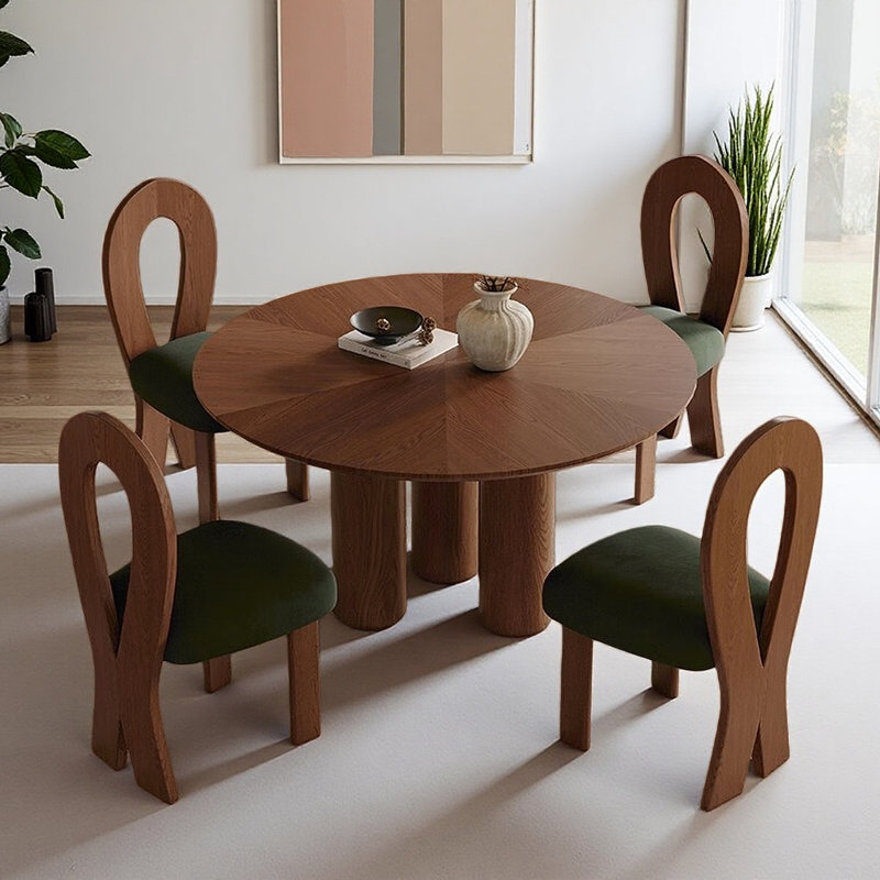 Table de salle à manger française rétro et simple