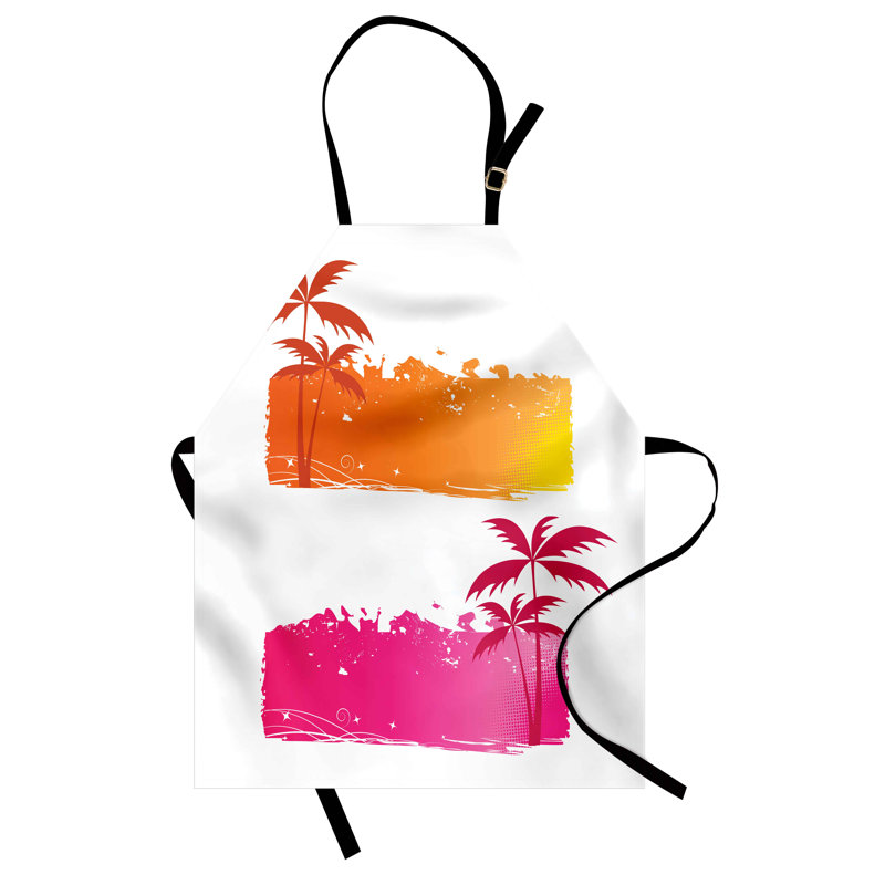 No Pattern Bib Apron
