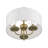 Sampson Linen Blend Semi Flush Mount-105759654