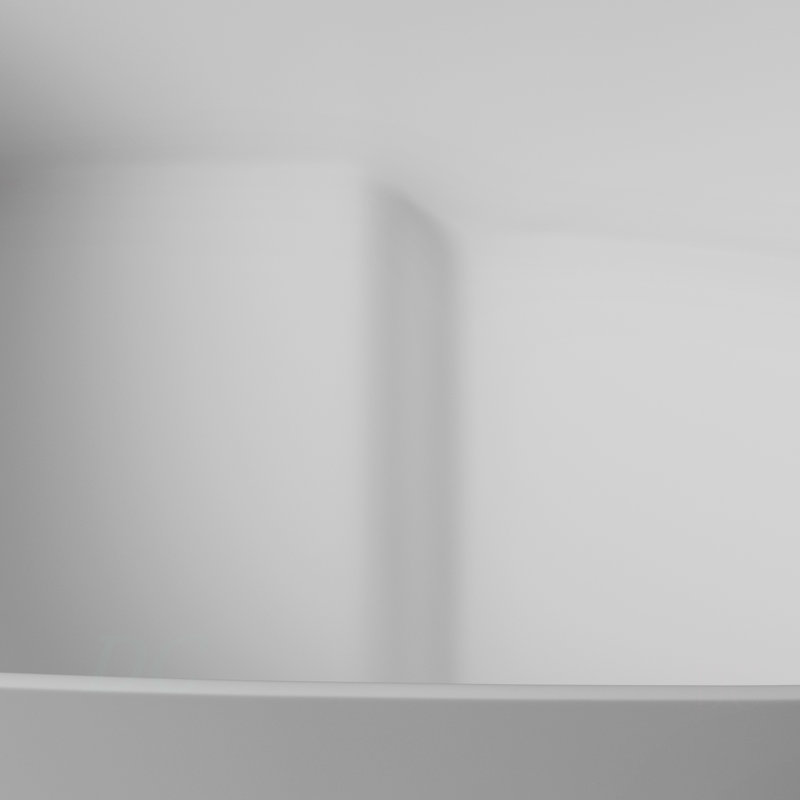 51" Solid Surface Soaking Bathtub
