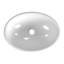 Cheviot Products 12.25'' White Vitreous China Oval Bathroom Sink