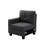 Khalsa 58'' Wide Square Arm Modular Loveseat Sofa-1677216332