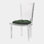 Marilyn Acrylic Side Chair-Black