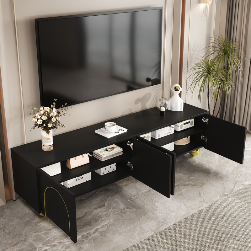 TV Stand for TVs up to 65", Black